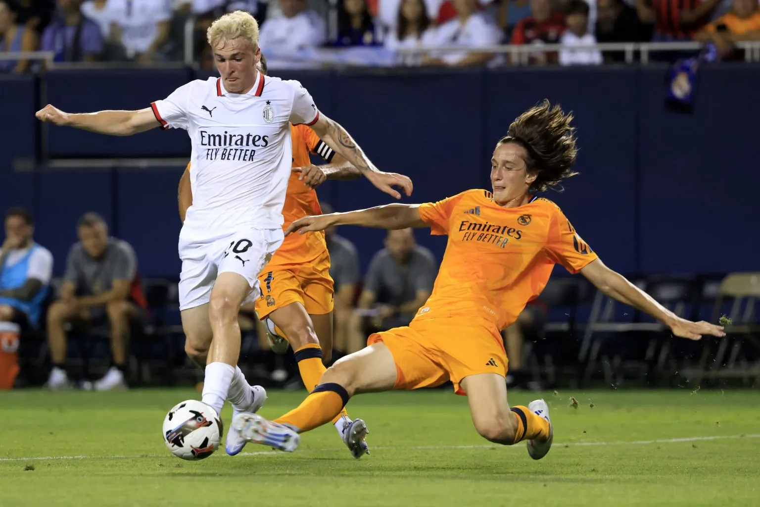 Joan Martinez impressed vs AC Milan. (Photo by Justin Casterline/Getty Images)