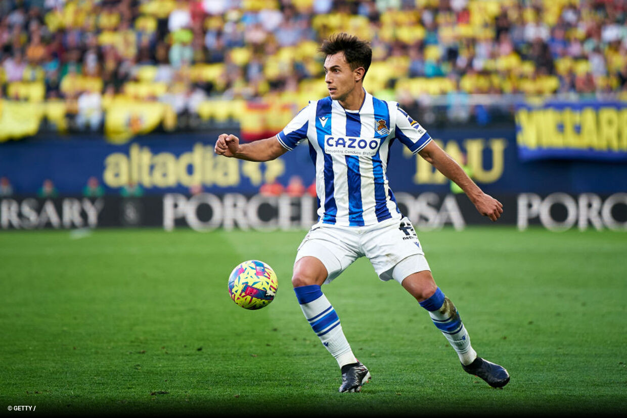 Martin Zubimendy for Real sociedad [Photo credit: Getty Images]