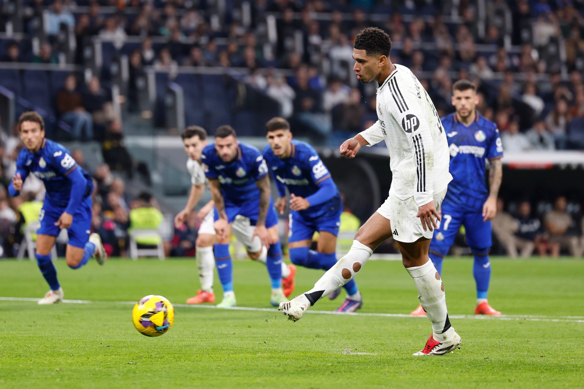 Jude Bellingham's goal vs Getafe. Credit: Credit: Getty