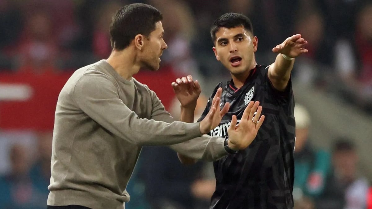 Exequiel Palacios and Xabi Alonso (Credit: Diaro AS)
